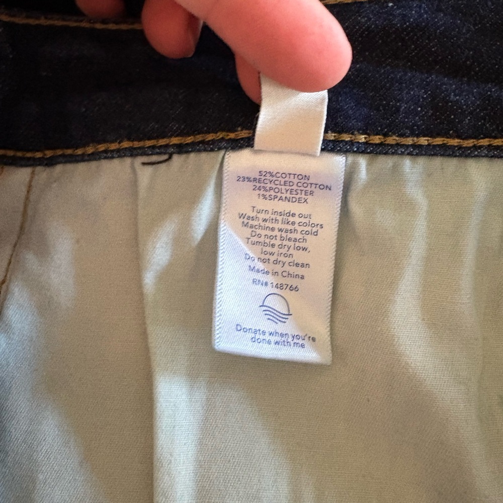 Oliver Logan Aberdeen Wide Leg Cropped Timbers Dark Wash - Picture 15 of 15